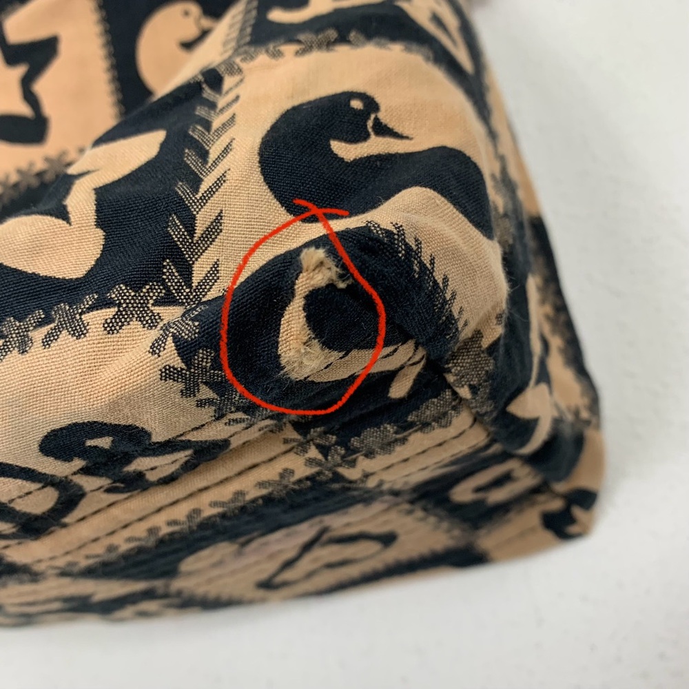 Dooney & Bourke Tan and Black Patterned Bag - Picture 4 of 16